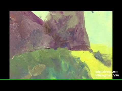 Видео: Пейзаж на основе этюда 05 01