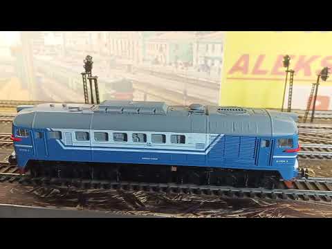 Видео: Локомотив. M62 из Китая. Оцифровал. НО 1:87. Locomotive. M62 from China. Digitized. HO 1:87.