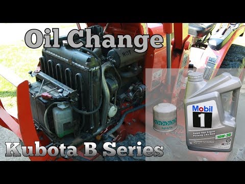 Видео: Замена масла Kubota B-Series