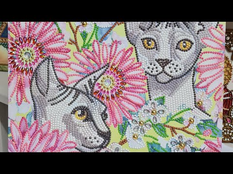 Видео: Вышивка бисером и крестиком, алмазная мозайка 2024 готовые работы и процессы❤️
