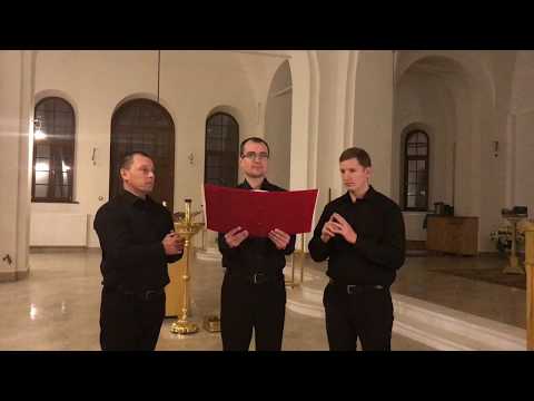 Видео: Вокальное трио СПАС - Величит душа моя Господа, "Кавказское",  рук. М. Литвиненко