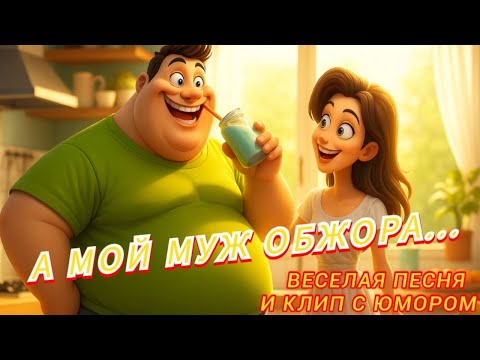 Видео: А мой муж обжора Веселая песня и клип про любовь и аппетит |  Русские хиты 2025 #БабуляRecords