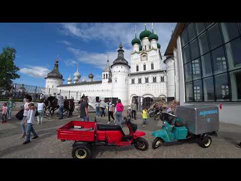 Видео: Ретро Мото Шоу 2022  г. Ростов Великий  Ярославская обл. День города