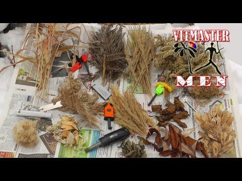 Видео: Виды растопок для костра - часть 1
