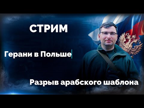Видео: Стрим. Герани в Польше. Разрыв шаблона по-арабски.