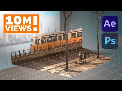 Видео: Создание 3D-сцены из одной фотографии в After Effects | Подробный урок по параллаксу