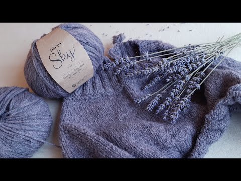 Видео: Джемпер ЛАВАНДА - выходим на  начало РУКАВА/ #джемперспицами #кокон