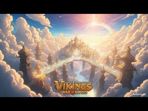 Видео: Vikings: War of clans. 90 Дневный марафон. Раздвигая башни, субботний Асгард.