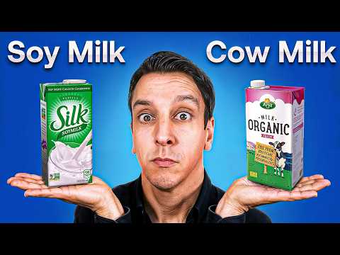 Видео: Молочное молоко или соевое молоко? Что лучше?
