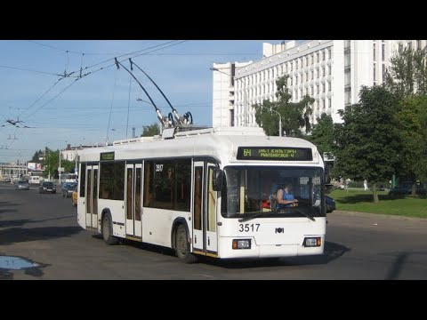 Видео: ИНФОРМАТОР троллейбусного маршрута №64 г. Минска (голос Эдуарда Данченко)
