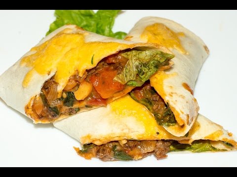 Видео: Буррито. Сочный и сырный :)