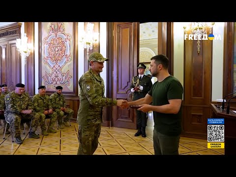 Видео: 🔴 Зеленский плечо к плечу с воинами! Награждение танкистов
