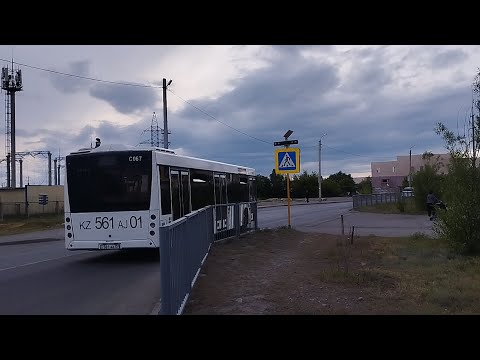 Видео: Астана. C067 МАЗ 203.016 маршрут 37 с artem_bus_01 и с Таир Маденов.