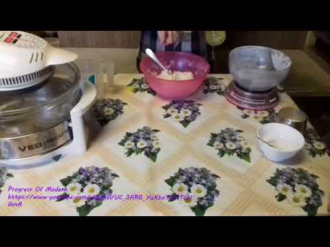 Видео: Как приготовить домашний хлеб в аэрогриле.  How to cook homemade bread in aerogrill.