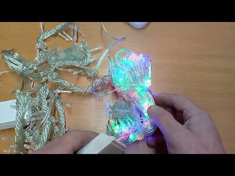 Видео: Новогодние гирлянды
