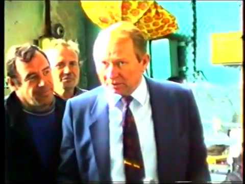 Видео: Леонід Кучма на комбайновому заводі Тернополя  1994 рік