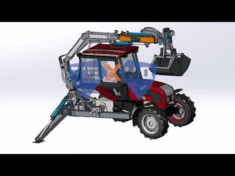 Видео: Эволюция рамы грейферного погрузчика ПЭ-Ф-1БМ на трактор МТЗ ПЭФ