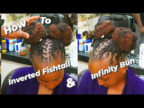 Видео: ПРОСТОЙ СПОСОБ укладки перевернутой косы «Рыбий хвост» с косой «Бесконечная коса» и космическими ...