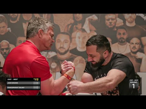 Видео: Джон Брзенк против Хаджимурата Золоева на турнире East vs West 2