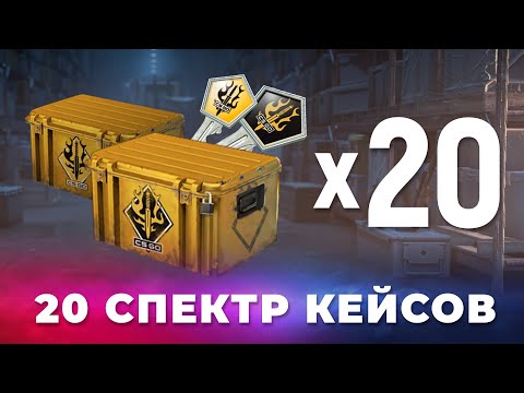 Видео: ОТКРЫЛ 20 СПЕКТР КЕЙСОВ 1 И 2, ЧТО ВЫПАЛО?