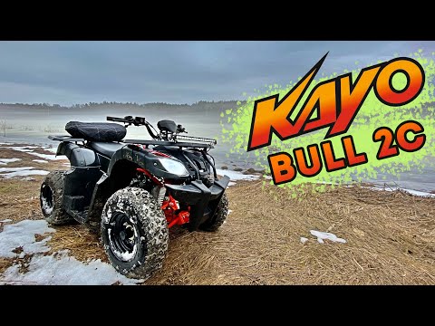 Видео: KAYO  BULL 2c  Обзор квадроцикла / Тест по глубокому снегу / Поломки после первого сезона.