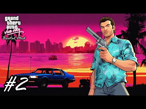 Видео: Grand Theft Auto: Vice City Brutal Mod Beta - Новый Босс в Городе #2