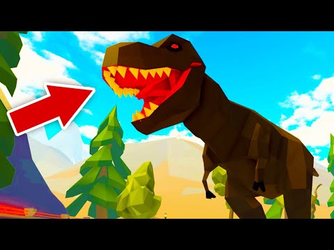 Видео: T-REX в ПАРКЕ ДИНОЗАВРОВ в Roblox Dinosaur Zoo Tycoon