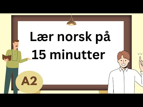 Видео: Выучите норвежский уровень A2 за 15 минут