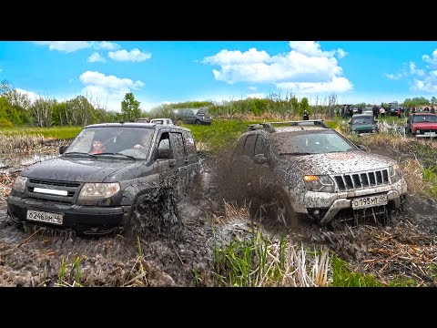 Видео: НАЗАД ДОРОГИ НЕТ! OFFROAD ПОШЕЛ НЕ ПО ПЛАНУ! TOYOTA, MITSUBISHI, SUZUKI, RENAULT, УАЗ, НИВА