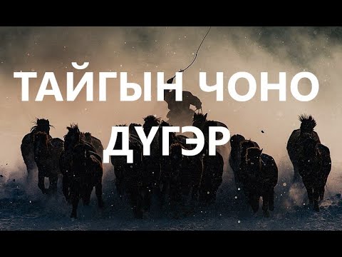 Видео: ТАЙГЫН ЧОНО ХОЧИТ ДҮГЭР /ХУУЧ ЯРИА /САЙН ЭР /ГЭМТ ХЭРЭГ