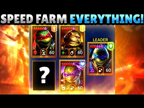 Видео: Turtle Team 1 мин 30 сек ИЛИ МЕНЬШЕ СКОРОСТИ ФЕРМЫ! | Raid: Shadow Legends