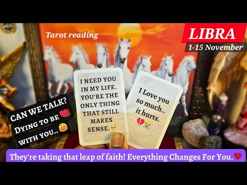 Видео: ВЕСЫ ♎️ ВАШ ЛЮБИМЫЙ ИДЕТ К ВАМ СО ВСЕЙ СИЛОЙ! ГОТОВЫ ИСПРАВИТЬ ЭТО РАЗ И НАВСЕГДА. | НОЯБРЬ