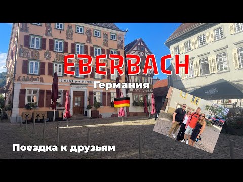 Видео: Посетили старинный городок Eberbach на юге Германии. Встретились с друзьями