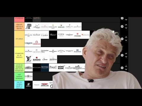 Видео: Новый Рейтинг Часовых Брендов 2024-2025 / Ранжируем Марки Часов в стиле "Олег Тиньков Поясняет" №2
