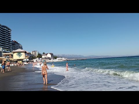 Видео: Алушта, Профессорский уголок. Море. Сентябрь