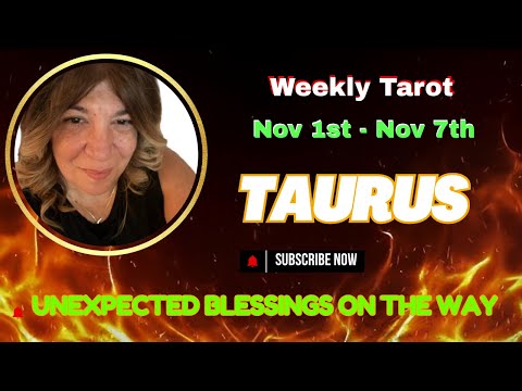 Видео: ТЕЛЕЦ — Судьба раскрывается! Неожиданные благословения на подходе с 1 по 7 ноября — еженедельное ...