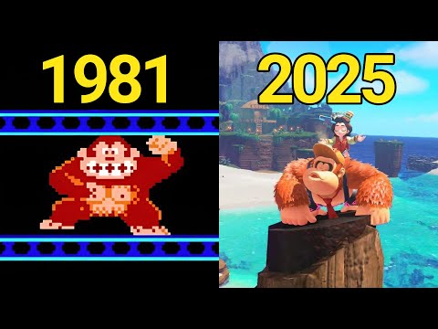Видео: Эволюция игр Donkey Kong (1981-2025)
