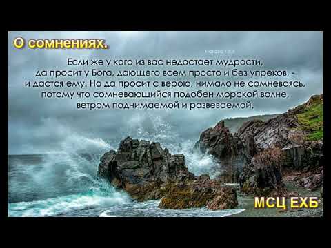 Видео: "О сомнениях". Е. А. Чмых. МСЦ ЕХБ.