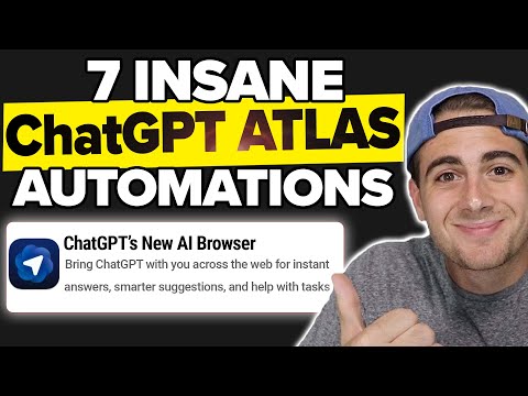 Видео: 7 ПОТРЯСАЮЩИХ вариантов использования браузера ChatGPT Atlas 🤯 (Как использовать ChatGPT Atlas дл...