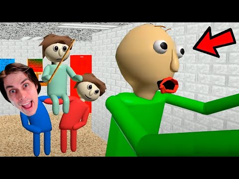 Видео: БАЛДИ УБЕГАЕТ ОТ ЛИНЕЙКИ! СМЕШНЫЕ МУЛЬТИКИ Baldi's Basics -Baldi's Anger Management