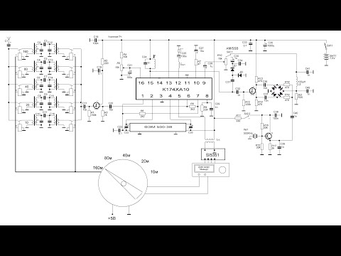 Видео: КВ АМ/SSB приемника на МС К174ХА10.