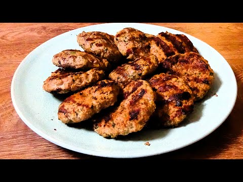 Видео: Домашний фарш и фрикадельки на гриле. Сочно и вкусно!