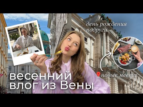 Видео: ВЕСЕННИЙ VLOG ИЗ АВСТРИИ: Новые места в Вене и день рождения подруги