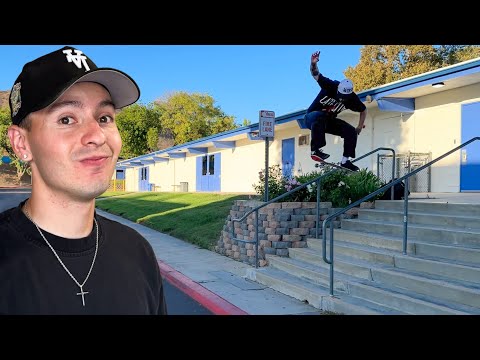 Видео: В этой школе есть сумасшедшие места для катания на скейте!