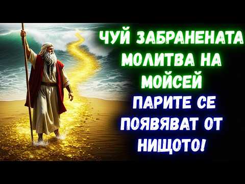 Видео: Морето от пари ще се отвори за теб – Чуй забранената молитва на Мойсей