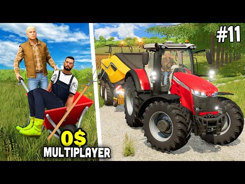 Видео: МЕГА ФЕРМА с 0$ на плоской карте с @FarmingGenius 👉 #11