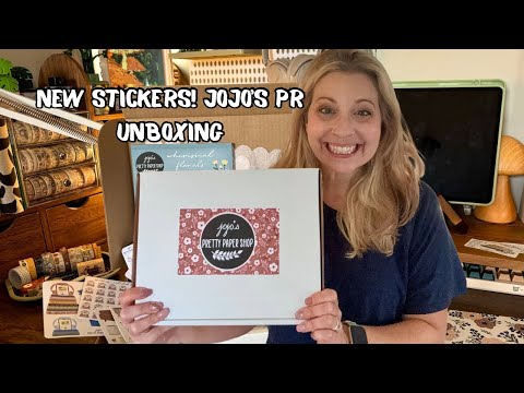 Видео: Уютный набор наклеек | Наклейки Jojo’s Pretty Paper Shop | Распаковка PR