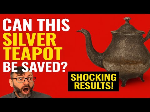 Видео: Можно ли спасти этот серебряный чайник? Шокирующие результаты!