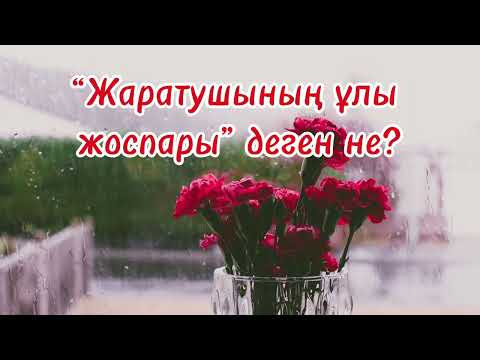 Видео: “ЖАРАТУШЫНЫҢ ҰЛЫ ЖОСПАРЫ” деген не?