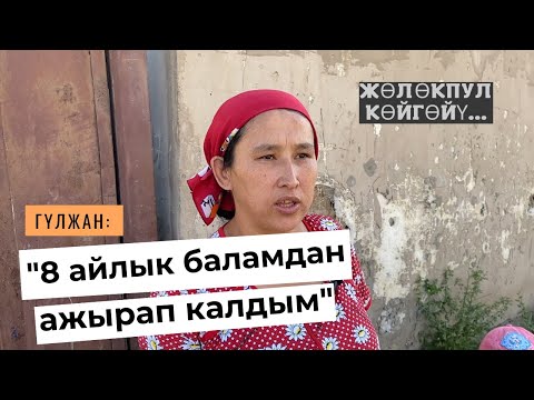 Видео: "8 айлык баламдан ажырап калдым" | Жөлөкпул көйгөйү